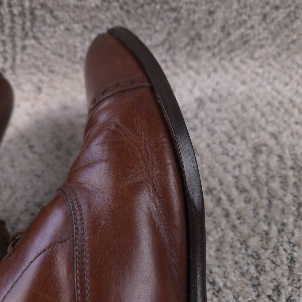 To Boot New York Shoes Mens Size 9 *NEW‎ SOLES* Cap Toe Dress Lace Up Leather - Picture 11 of 15